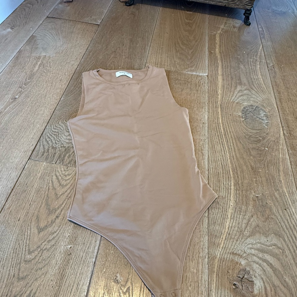 Aritzia Sleeveless Brown Bodysuit